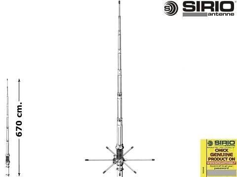 Antenna CB fissa   Sirio 827