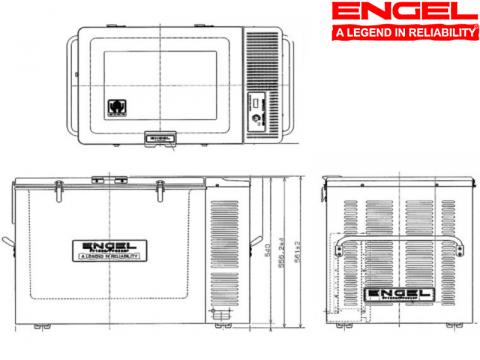 Frigorifero a compressore   Engel MT80F C S